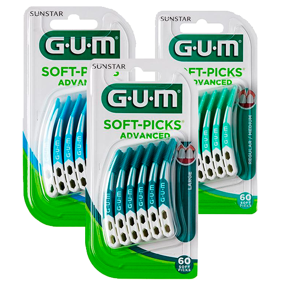 Gum Soft-picks Pro 60 kpl 12,90 €
